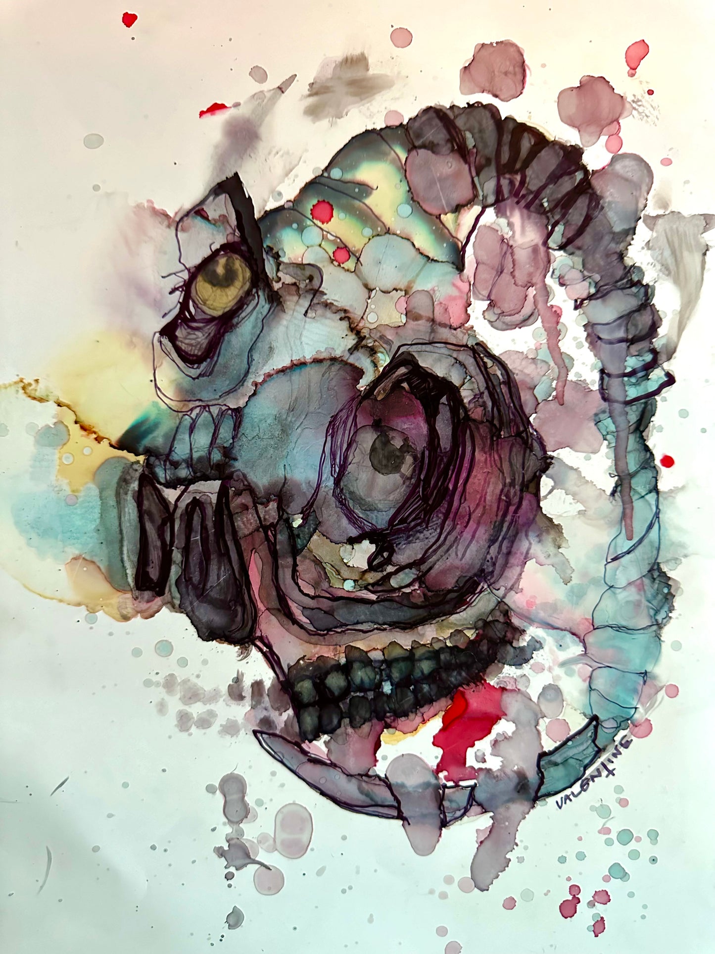‘CONTENT DEMON’ Original Painting