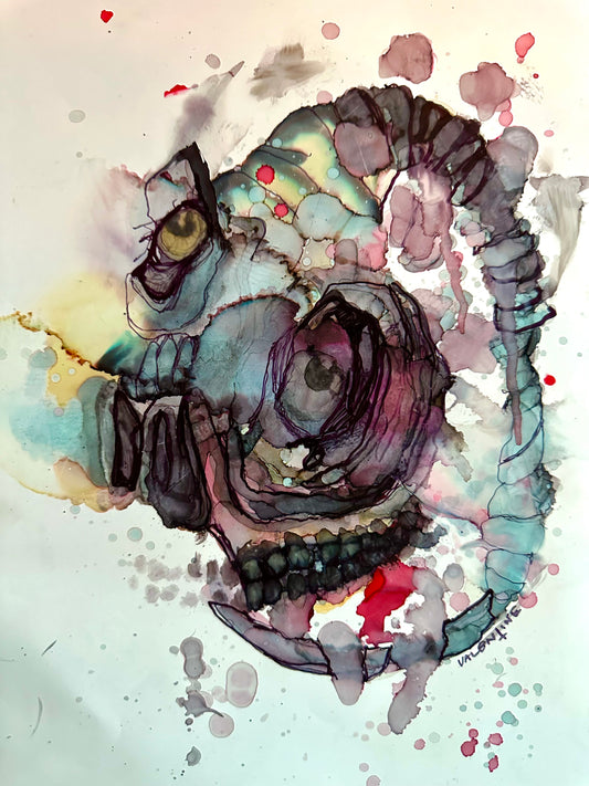 ‘CONTENT DEMON’ Original Painting