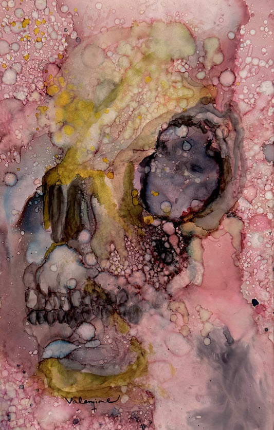 ORIGINAL ‘UNTITLED’ SKULL PAINTING